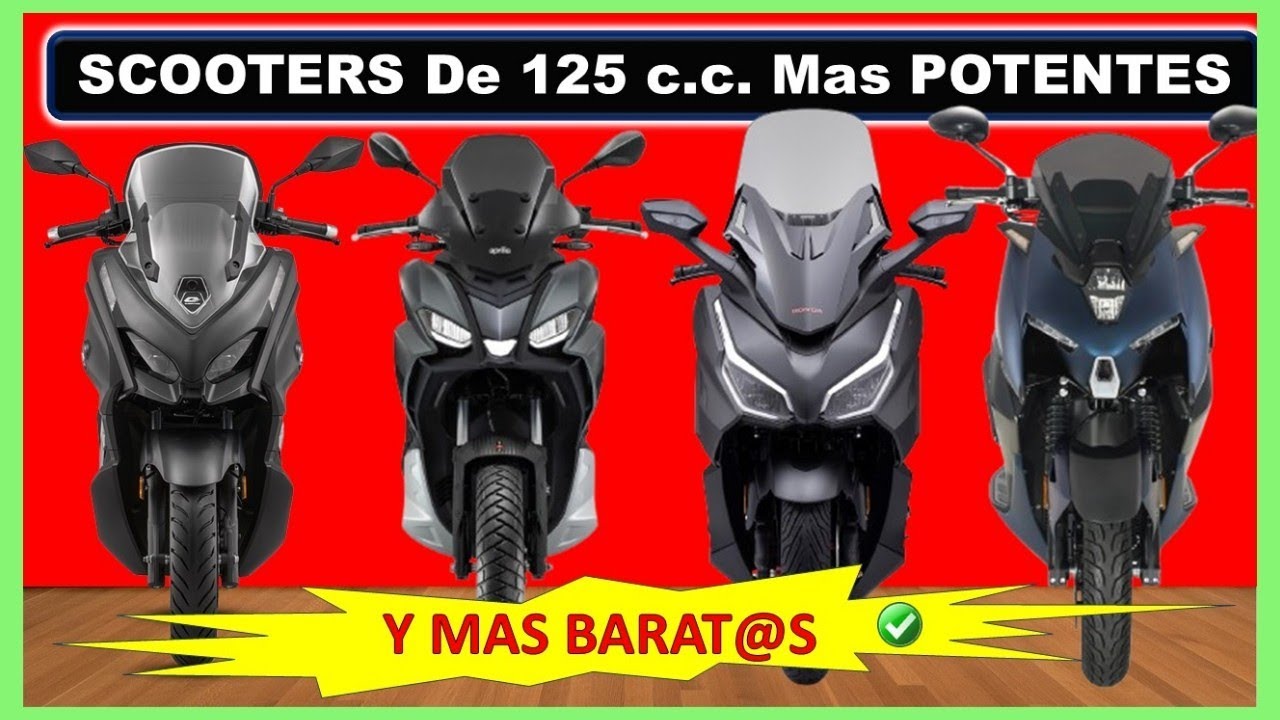 motos de 125 cc y 15 cv