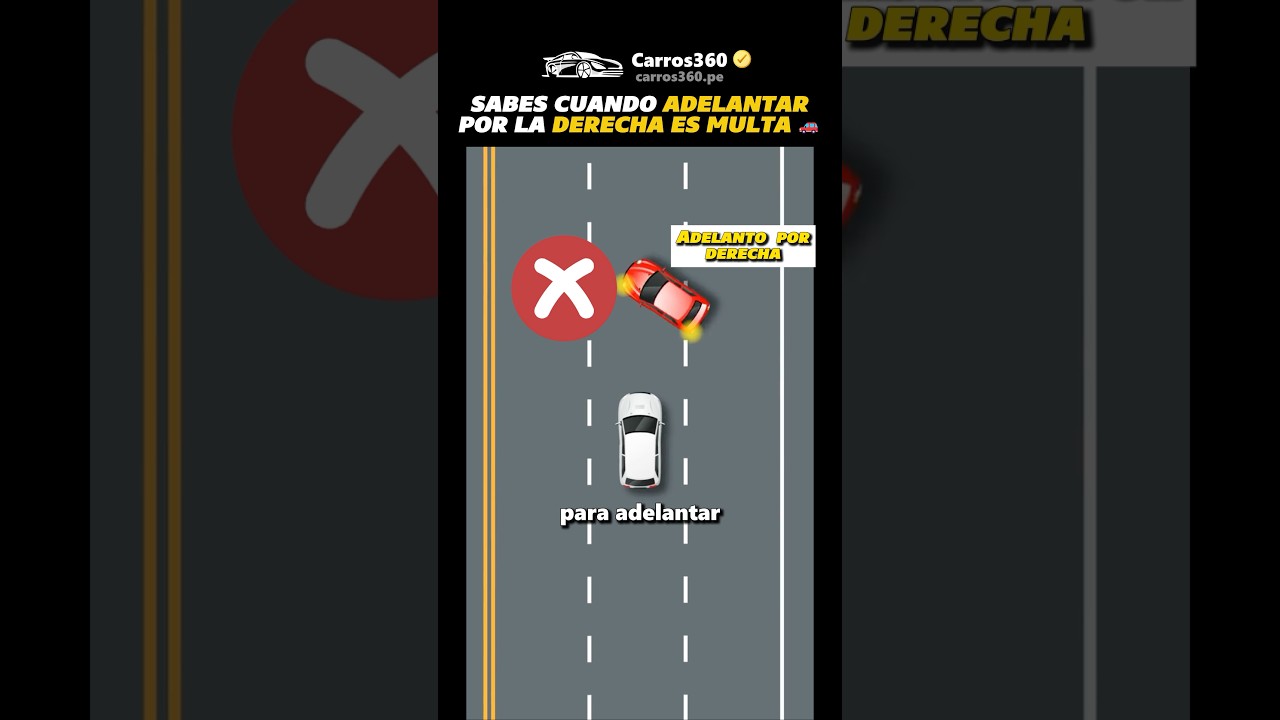 multa por adelantar por la derecha