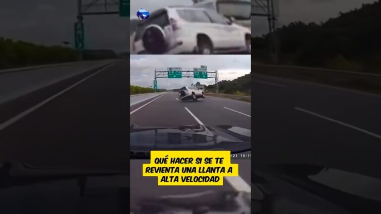 multa por cambiar rueda en autopista