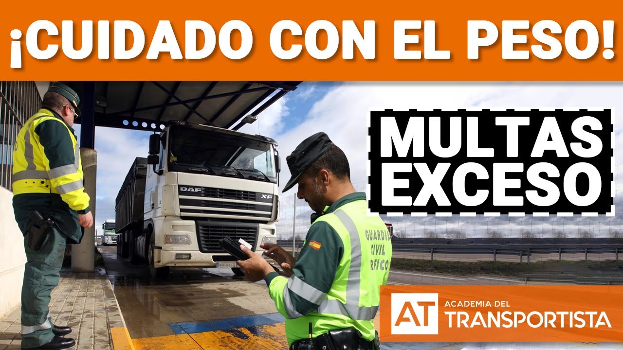 multa por exceso de peso en furgoneta de 3500 kg