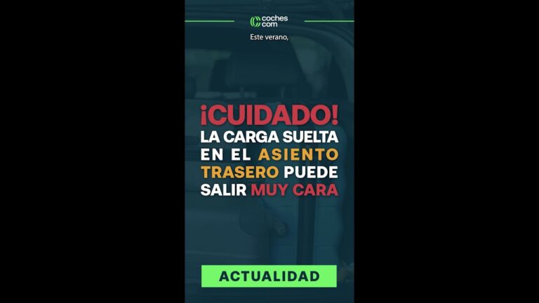 multa por llevar carga dentro del coche