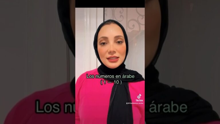 números árabes del 1 al 10