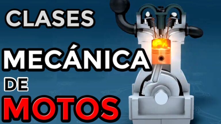 partes de un motor de 4 tiempos