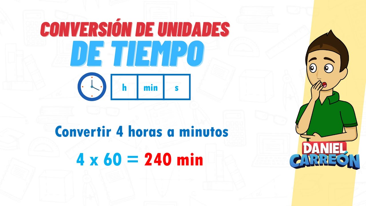 pasar segundos a horas y minutos