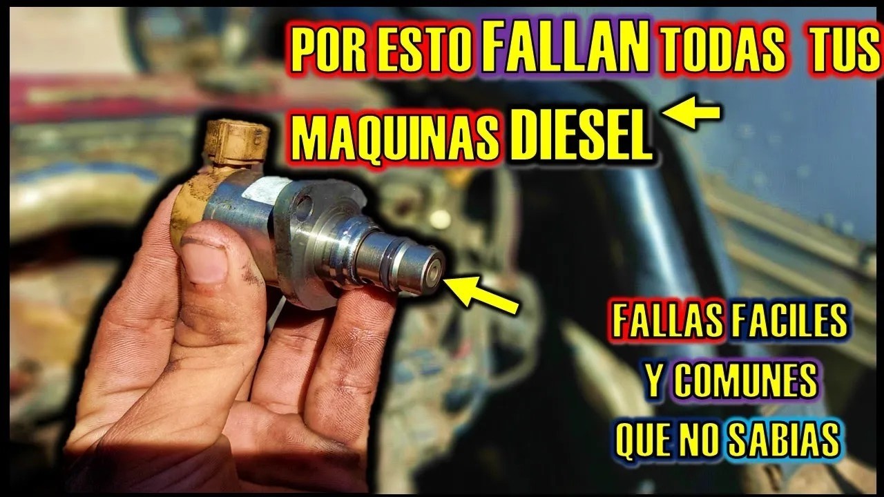 pérdida de potencia y humo negro en motor diésel