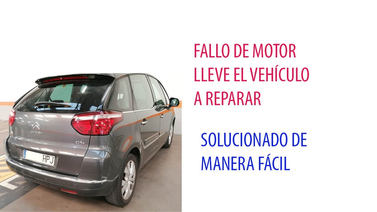 peugeot 3008 fallo del motor lleve a reparar el vehículo