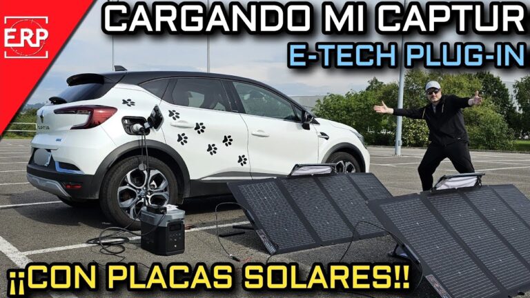 placas solares para cargar coche electrico