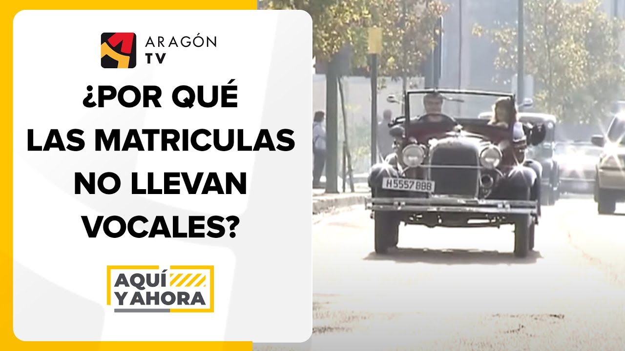 por que matricula van en españa