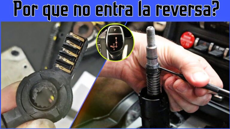 porque no entra la marcha atrás del coche