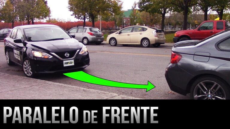 puede estacionar su vehículo junto al borde de esta calzada