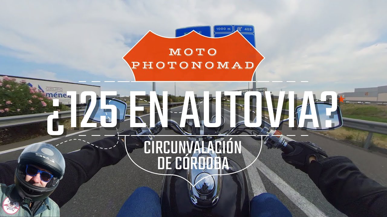 puede un ciclomotor de 125 cc por la autovía