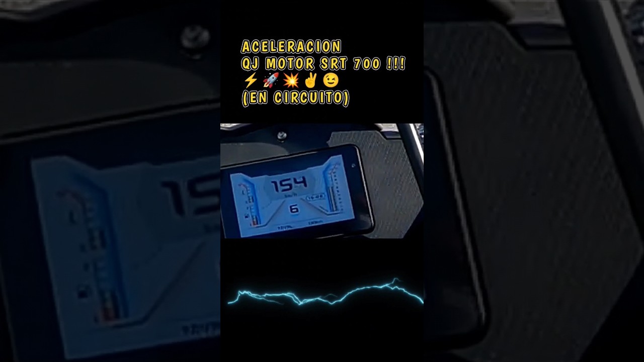 qj motor srt 700 x velocidad máxima