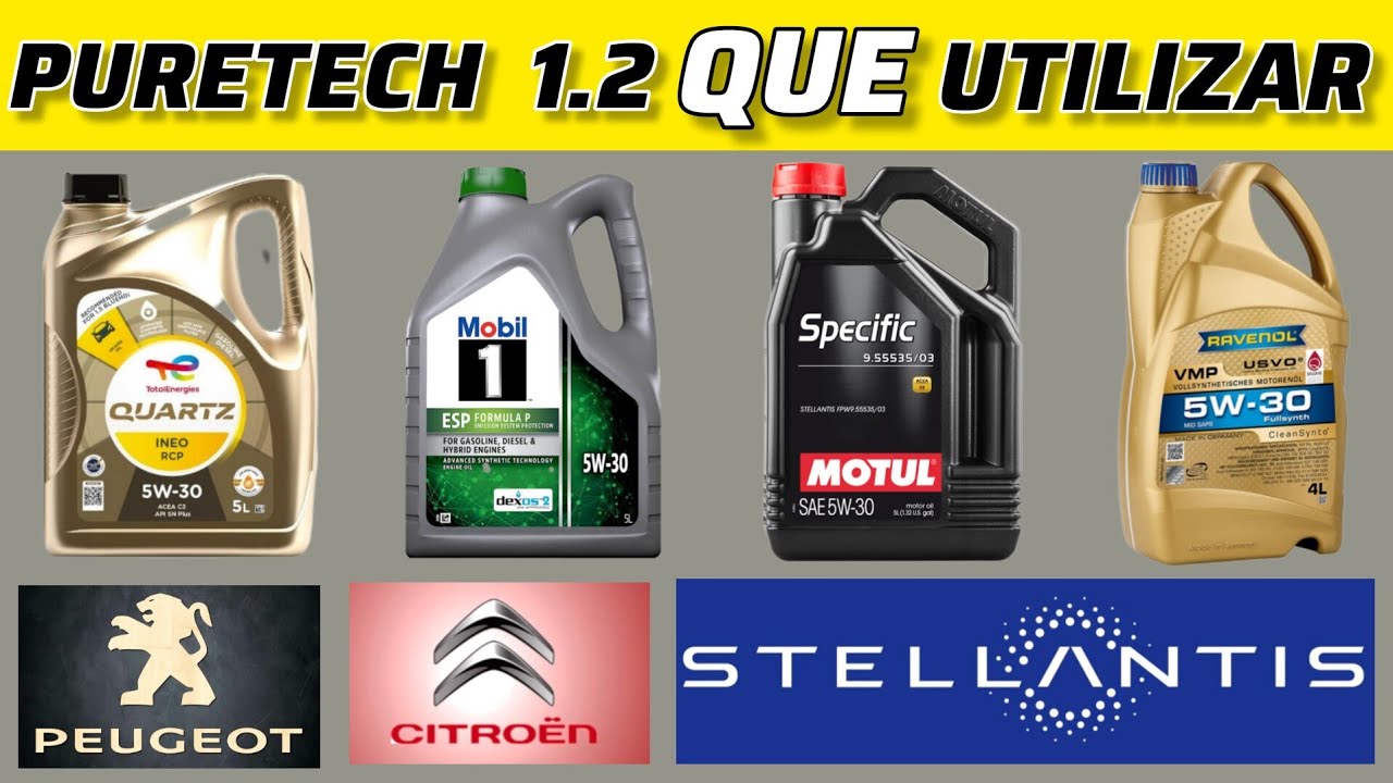 que aceite lleva el motor 1.2 puretech 130