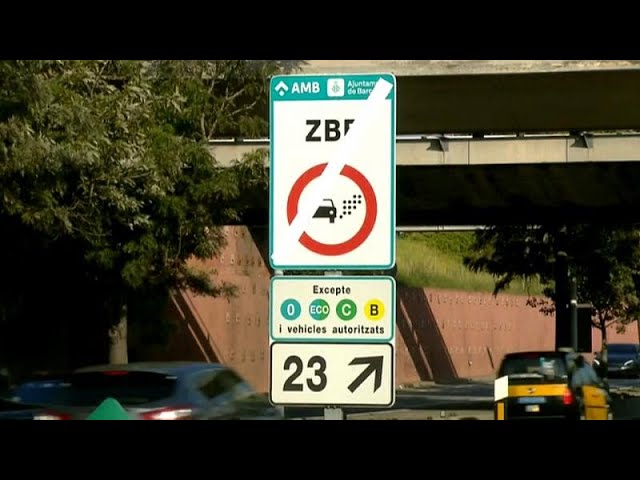 que coches no pueden entrar en barcelona