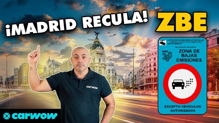 que coches pueden entrar en madrid