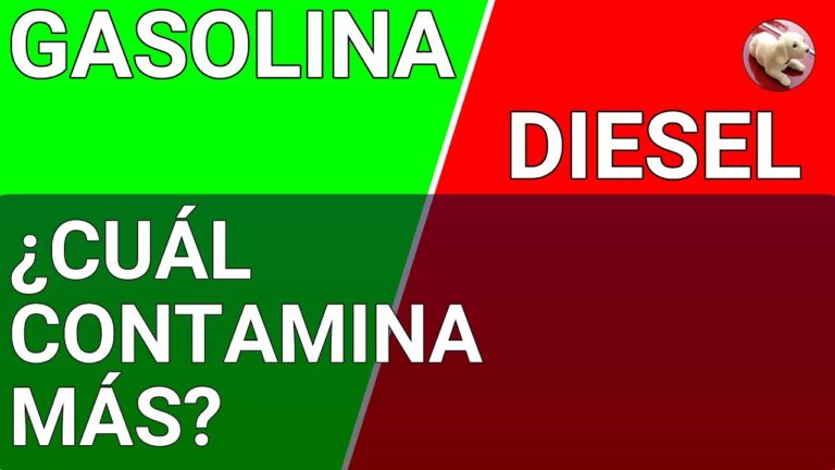 que contamina mas diesel o gasolina