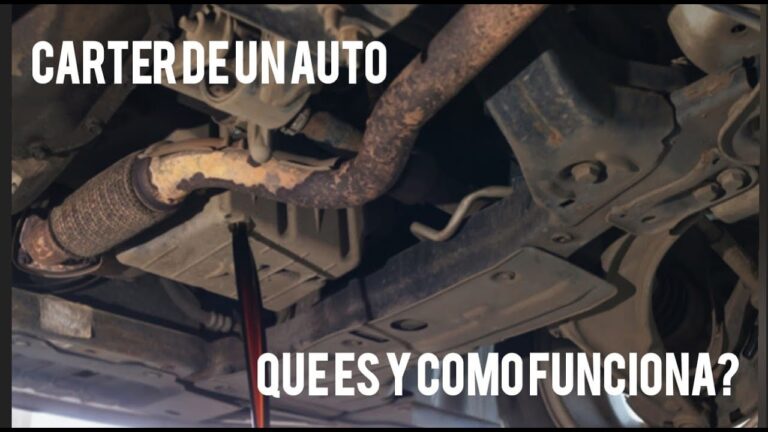que es el carter de un coche