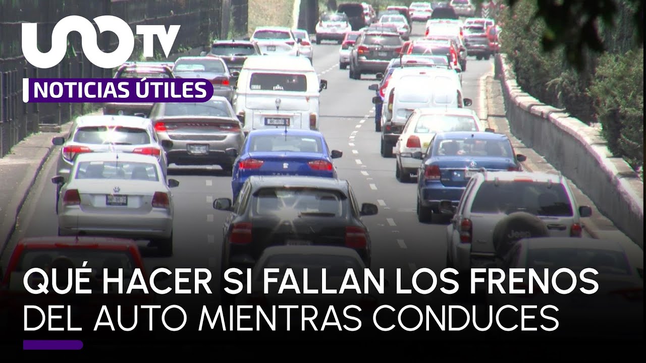 qué haremos ante un fallo de los frenos