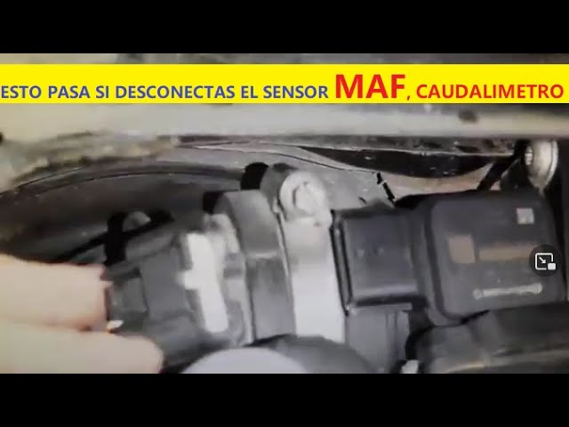 que pasa si desconecto el caudalimetro