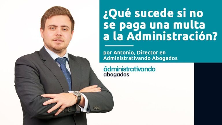que pasa si no pagas una multa