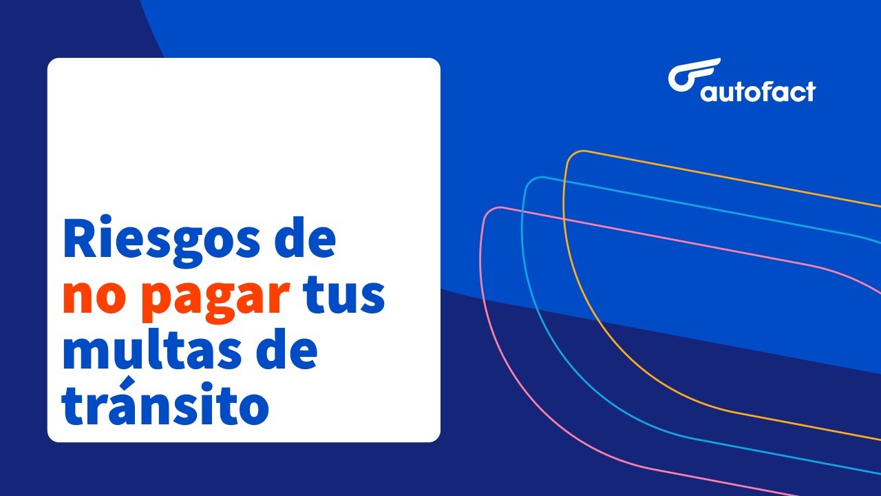 que pasa si no pago una multa de transito