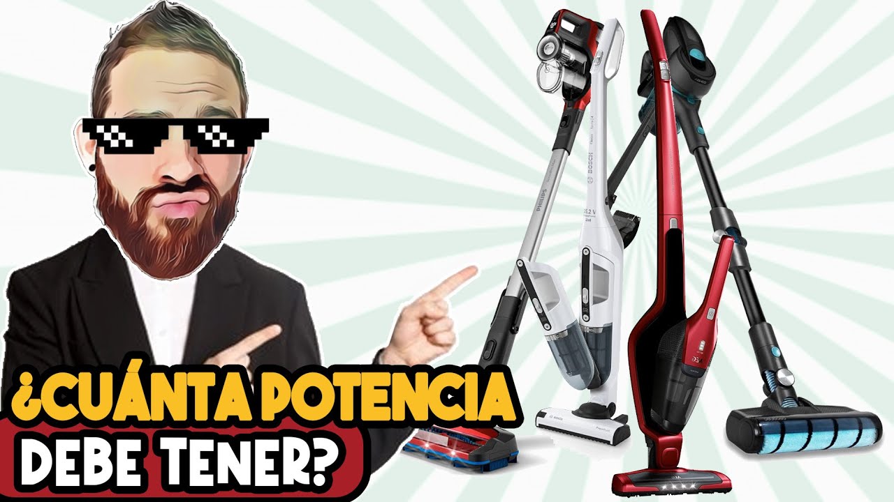 que potencia de succión debe tener una aspiradora con cable