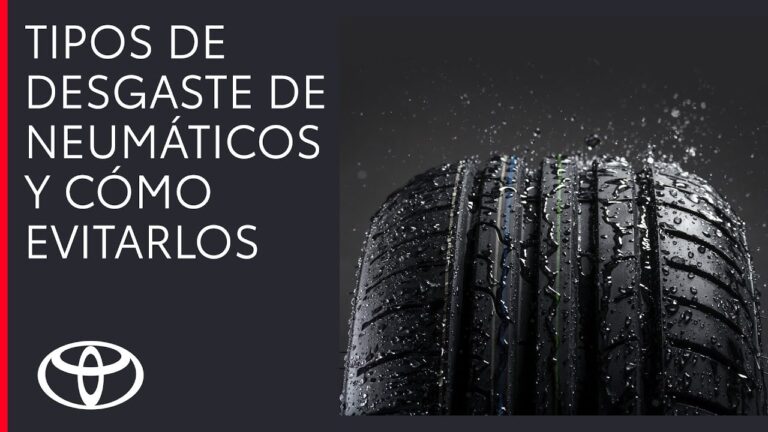 qué puede acelerar el desgaste de los neumáticos