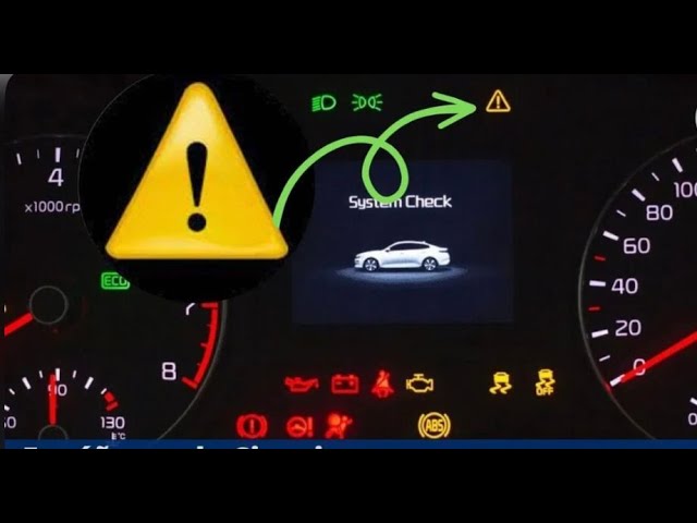 que significa el signo de exclamación en el coche