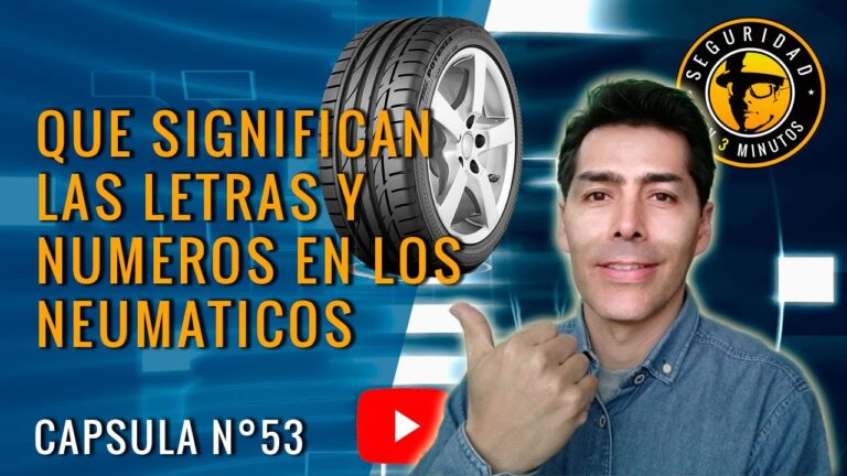 que significa la letra h en los neumáticos