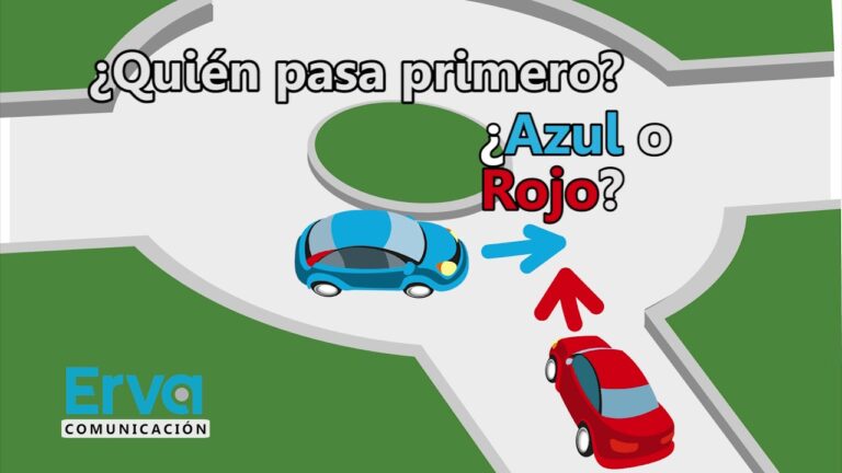 quién tiene prioridad en una rotonda