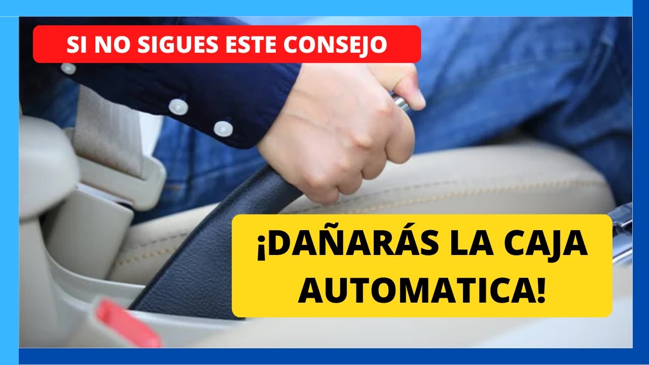 quitar freno de mano coche automático