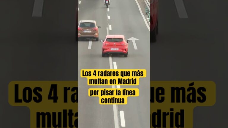 recurrir multa por pisar línea continua