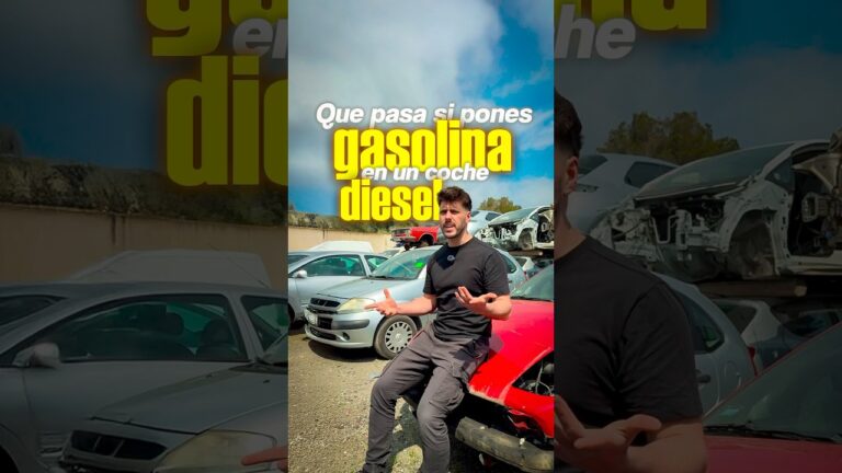 reparación de echar gasolina a un diésel