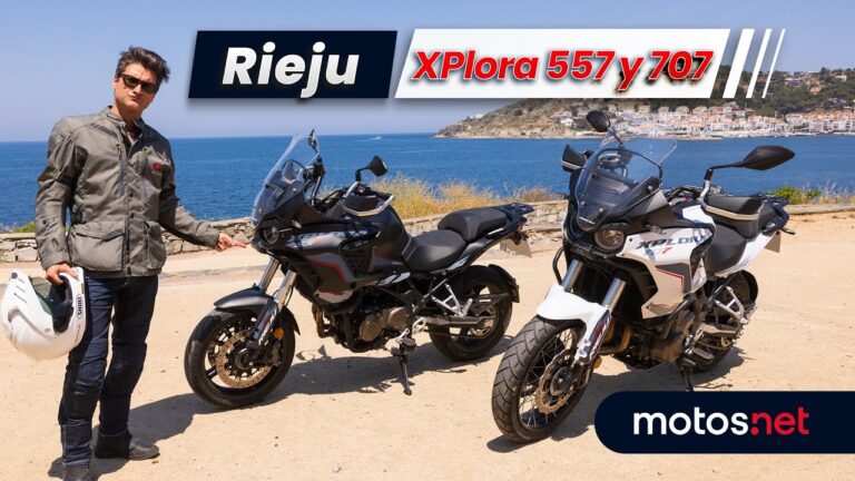 rieju xplora 707: potente trail media con estilo aventurero