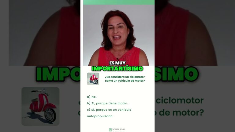 se considera un ciclomotor como un vehículo de motor