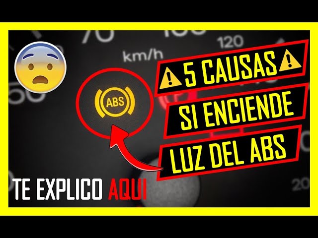 se enciende luz abs y esp