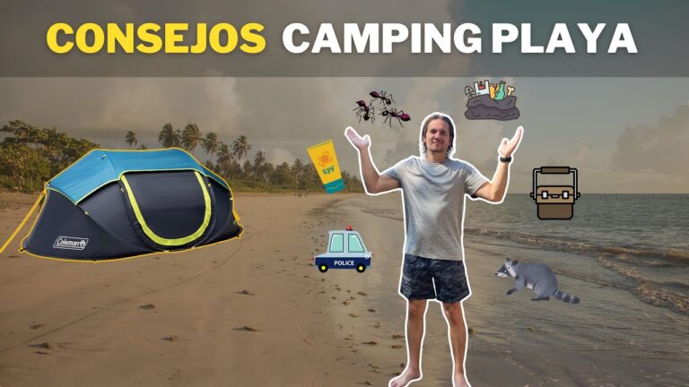 se puede acampar en la playa