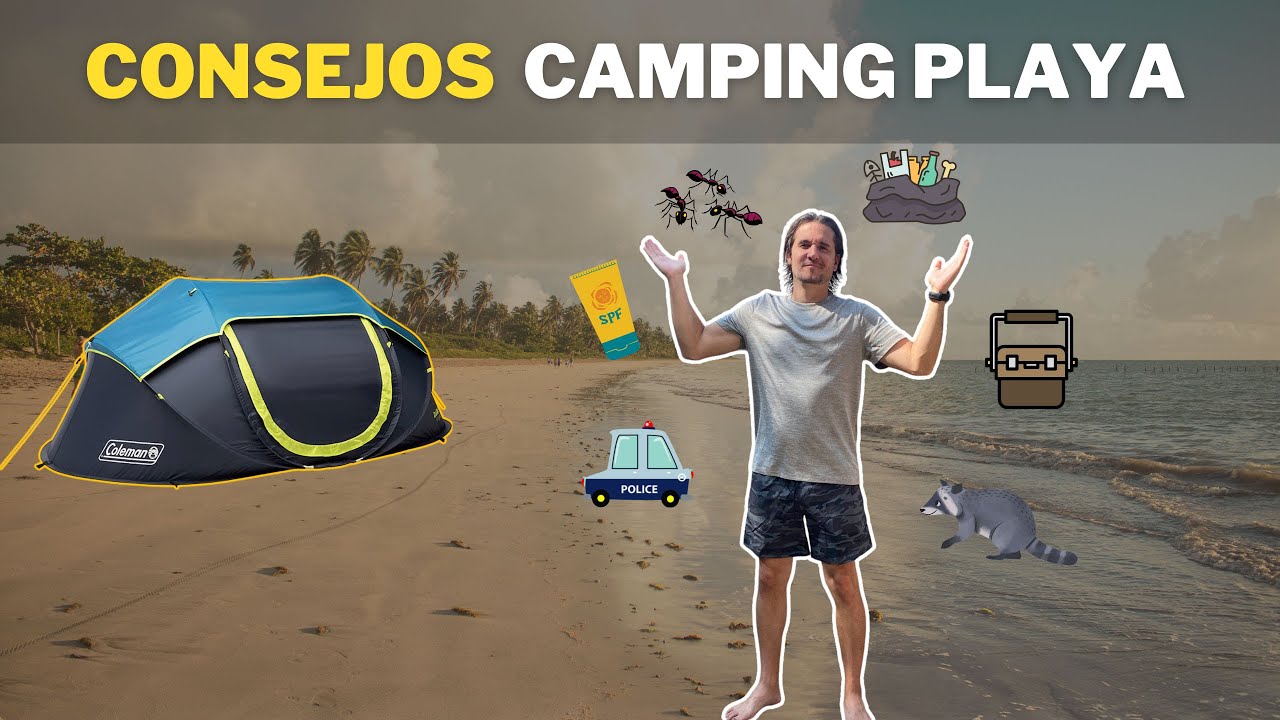 se puede acampar en la playa