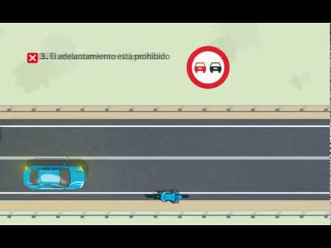 se puede adelantar a un ciclista en línea continua