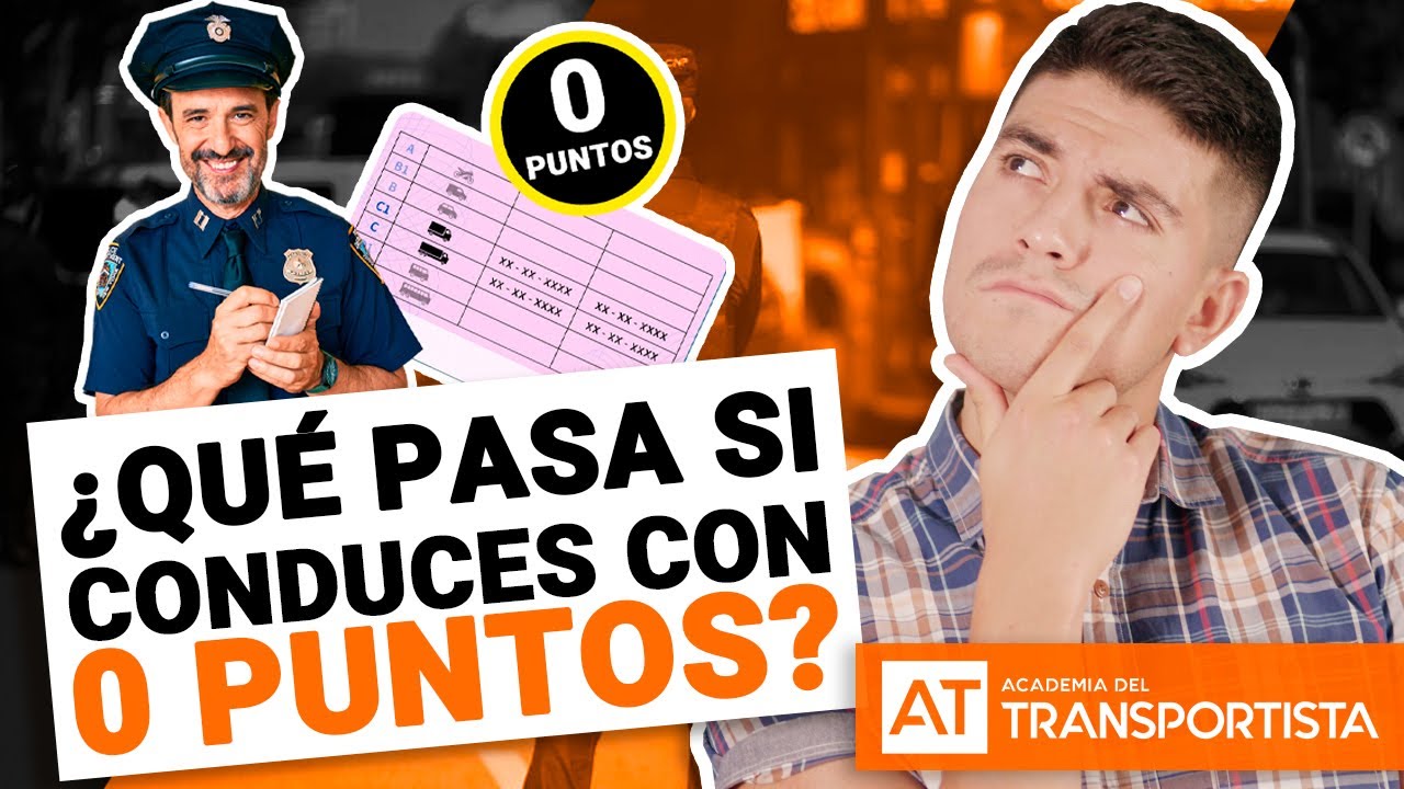 se puede conducir con 0 puntos