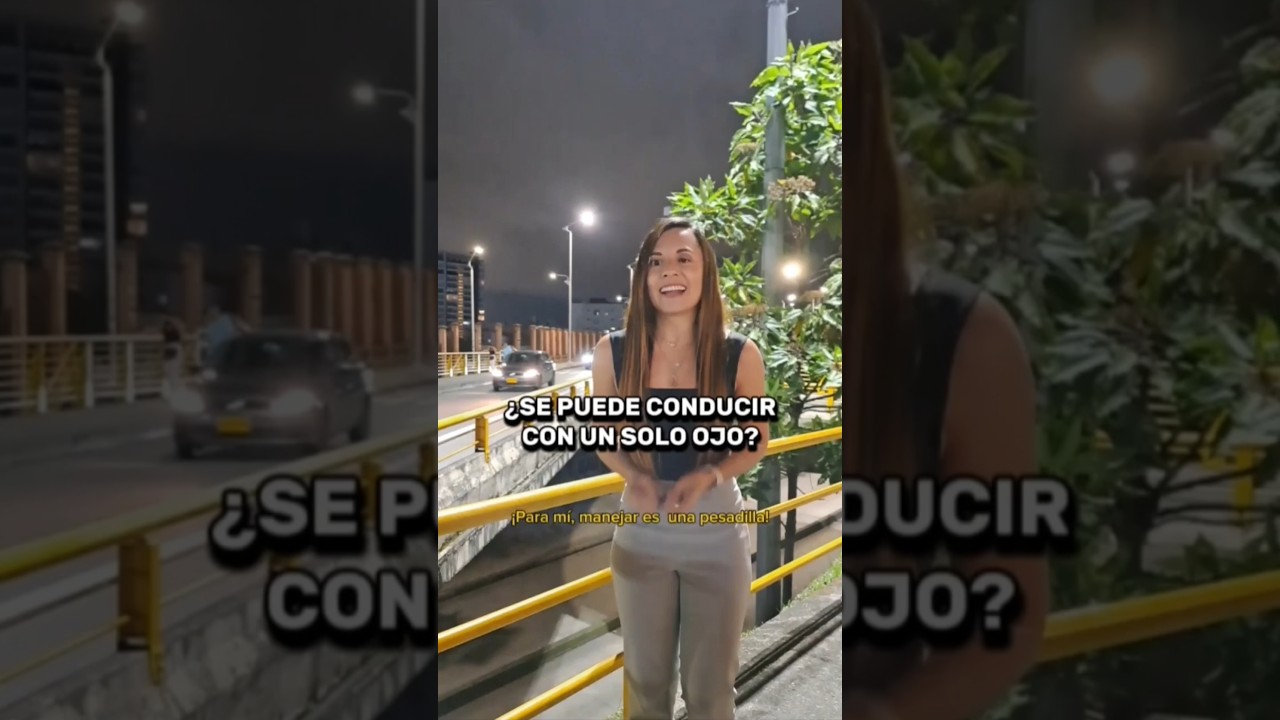 se puede conducir con un ojo tapado