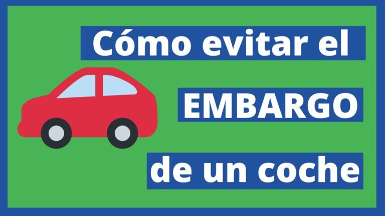 se puede dar de baja un coche embargado