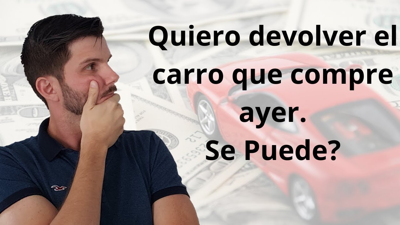 se puede devolver un coche nuevo ya matriculado