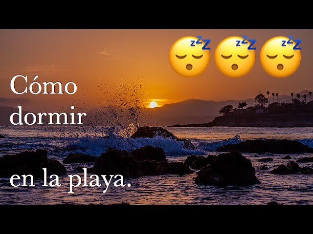 se puede dormir en la playa