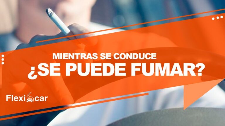 se puede fumar mientras conduces en españa