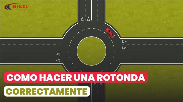 se puede parar en una rotonda
