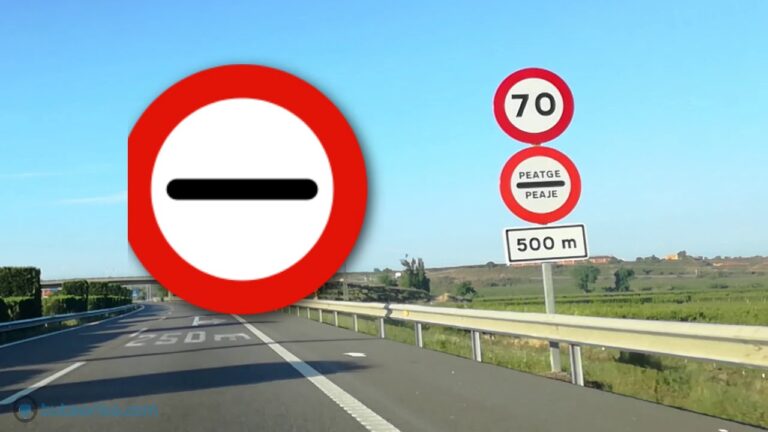 señal de prohibido pasar sin detenerse