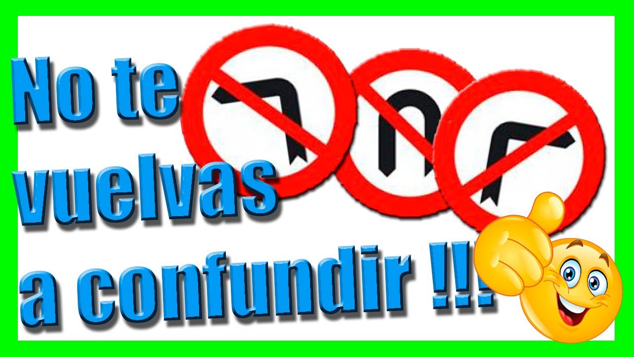 señal prohibido girar a la izquierda y cambiar de sentido