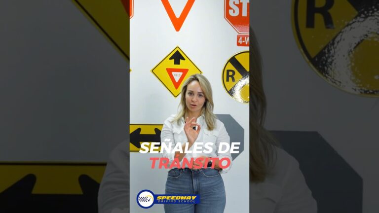 señal redonda roja y blanca que significa