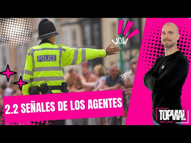 señales de los agentes con los brazos